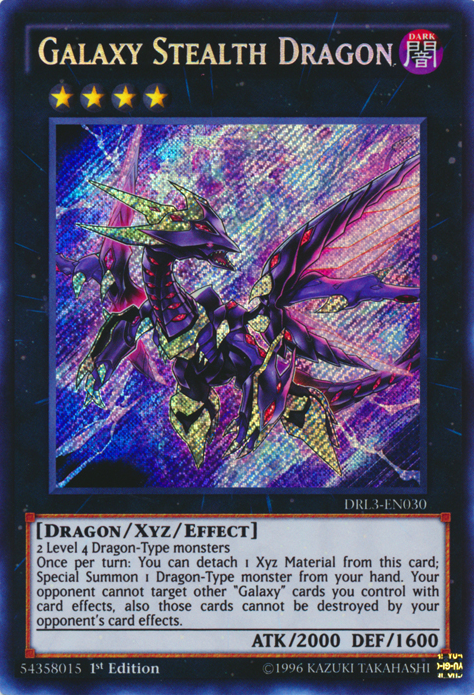 Galaxy Stealth Dragon [DRL3-EN030] Secret Rare | The CG Realm