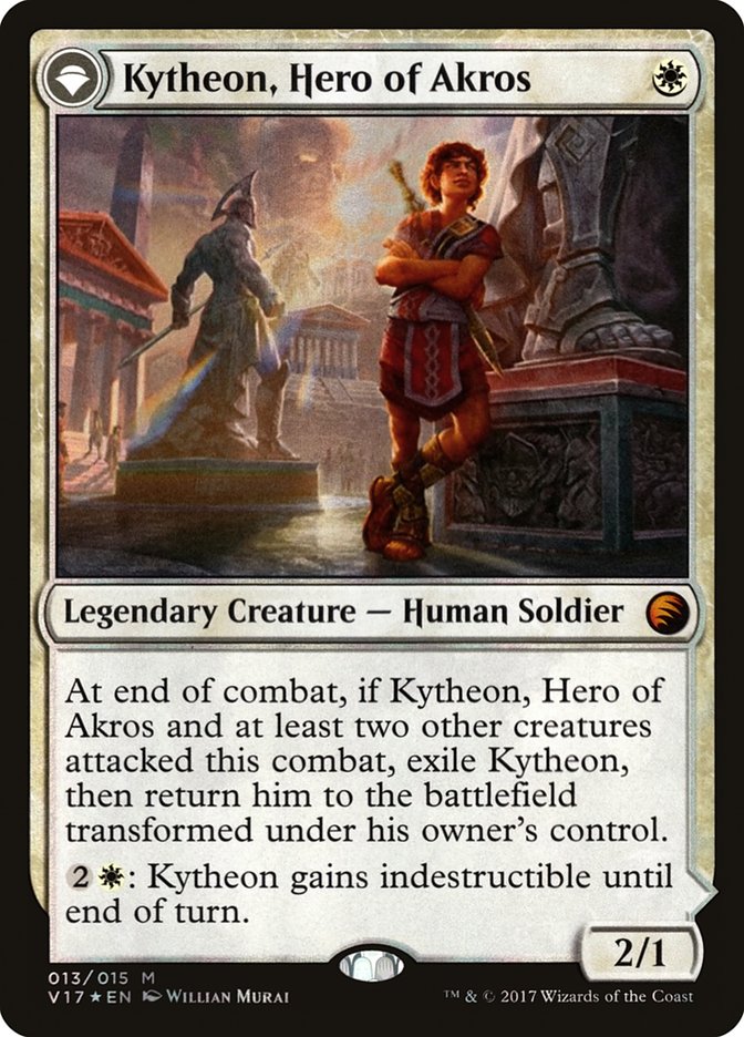 Kytheon, Hero of Akros (V17-013) - From the Vault: Transform: (originpwdfc) Foil