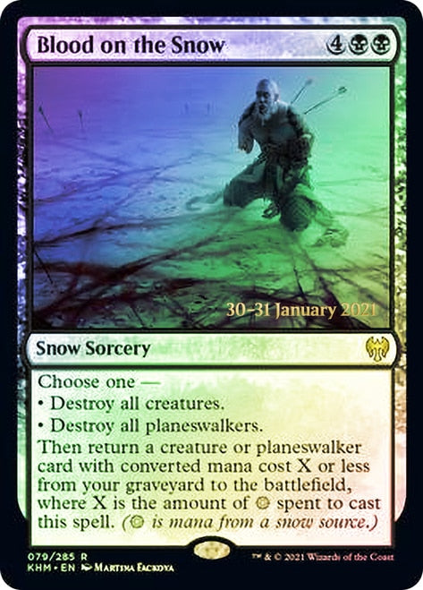 Blood on the Snow [Kaldheim Prerelease Promos] | The CG Realm