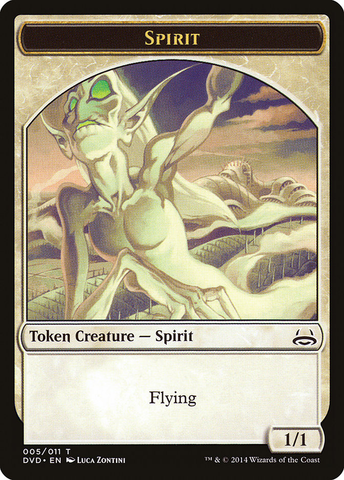 Spirit Token (Divine vs. Demonic) [Duel Decks Anthology Tokens] | The CG Realm