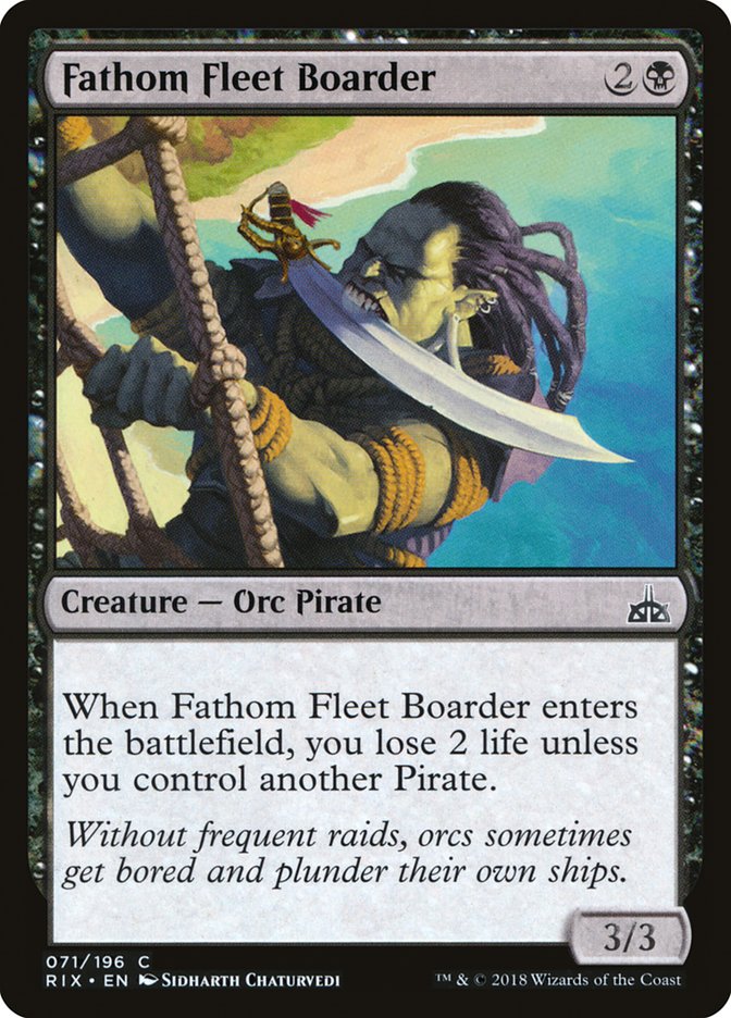 Fathom Fleet Boarder [Rivals of Ixalan] | The CG Realm