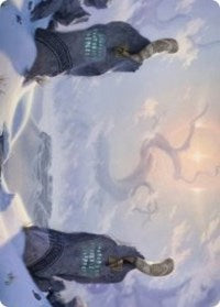 Snow-Covered Plains (276) Art Card [Kaldheim Art Series] | The CG Realm