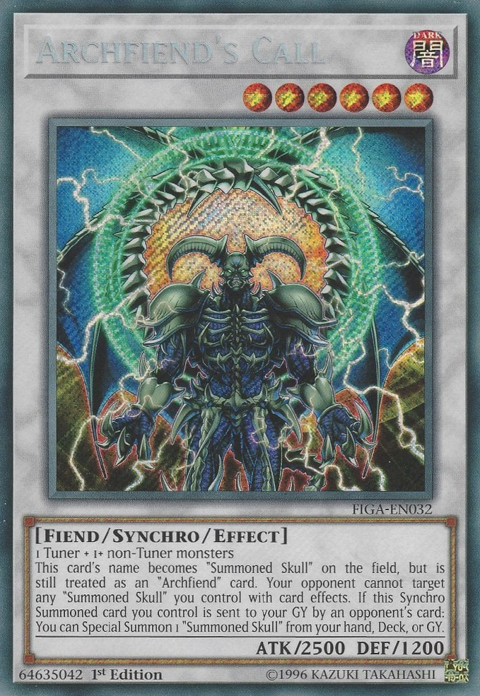 Archfiend's Call [FIGA-EN032] Secret Rare | The CG Realm