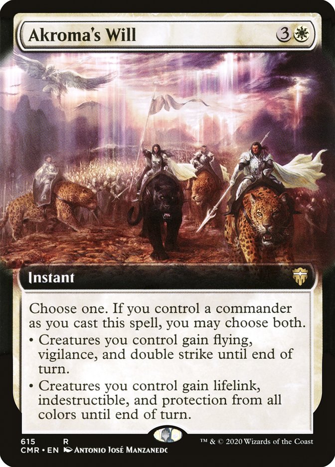 Akroma's Will (Extended Art) [Commander Legends] | The CG Realm