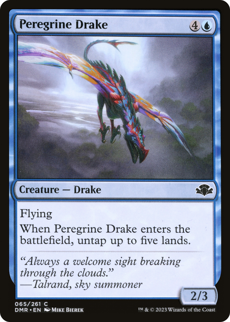 Peregrine Drake [Dominaria Remastered] | The CG Realm