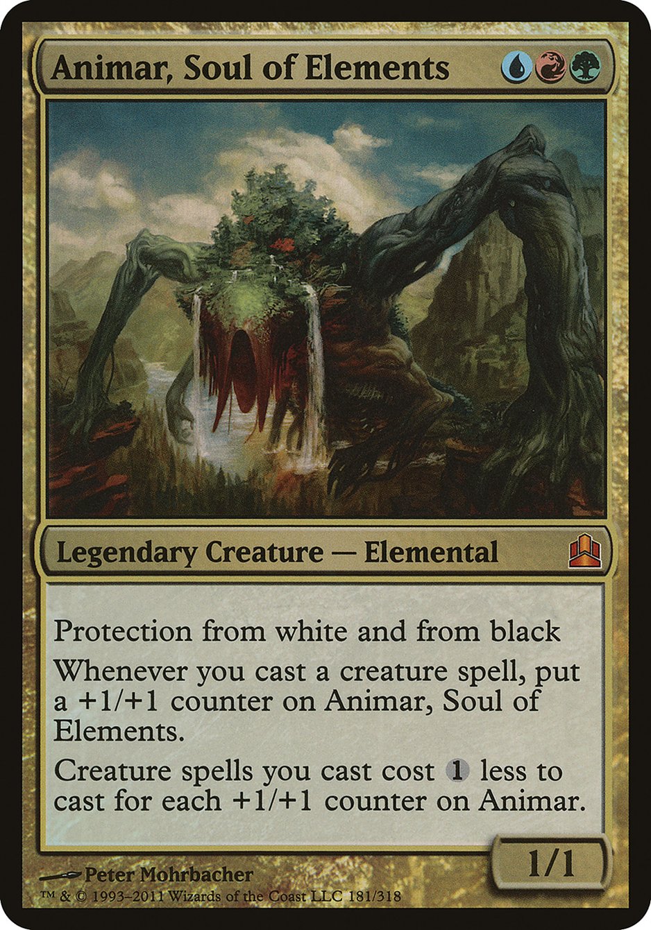 Animar, Soul of Elements (Oversized) [Commander 2011 Oversized] | The CG Realm