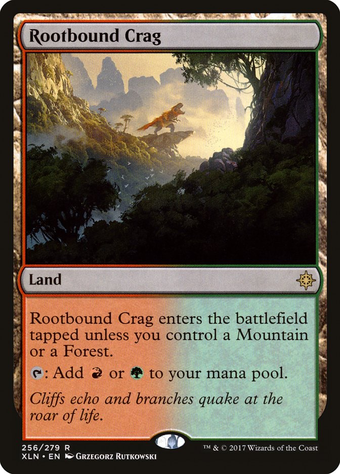 Rootbound Crag [Ixalan] | The CG Realm