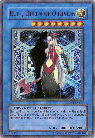 Ruin, Queen of Oblivion [DR04-EN154] Super Rare | The CG Realm