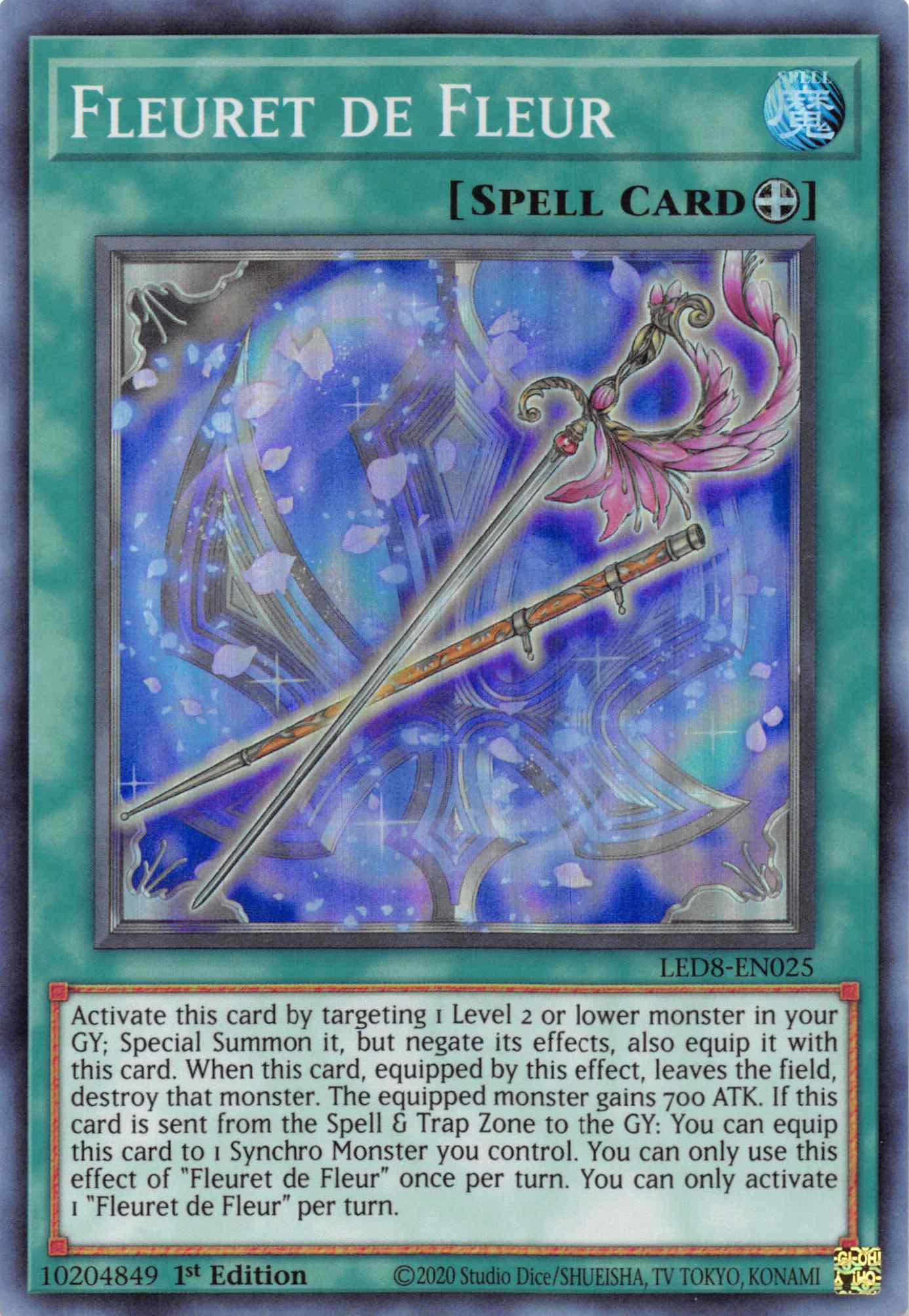 Fleuret de Fleur [LED8-EN025] Super Rare | The CG Realm