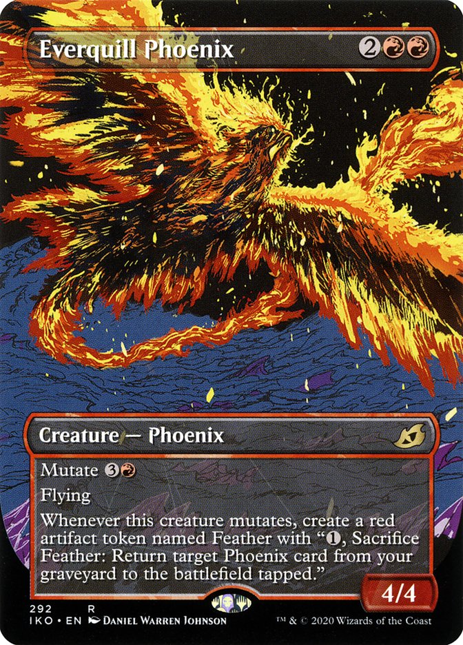 Everquill Phoenix (Showcase) [Ikoria: Lair of Behemoths] | The CG Realm