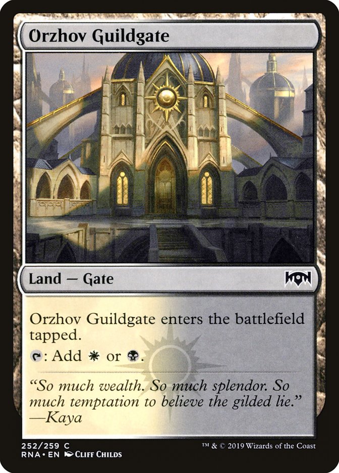 Orzhov Guildgate (252/259) [Ravnica Allegiance] | The CG Realm
