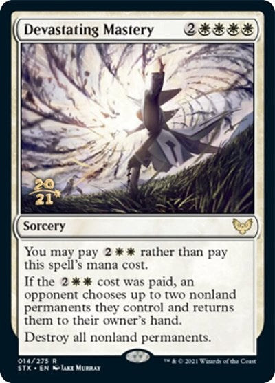 Devastating Mastery [Strixhaven: School of Mages Prerelease Promos] | The CG Realm