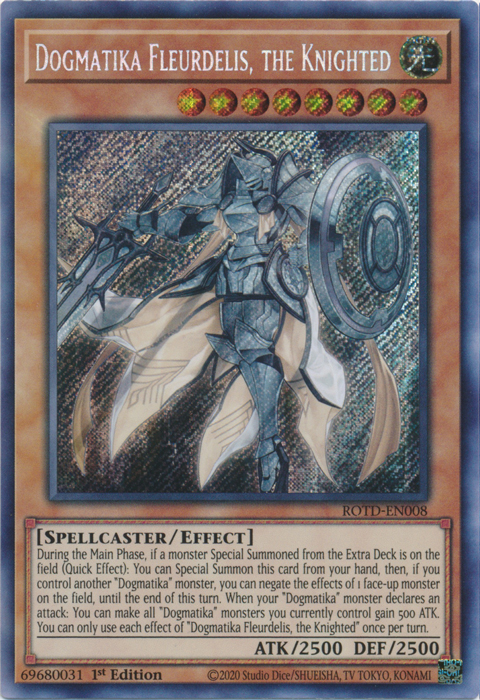 Dogmatika Fleurdelis, the Knighted [ROTD-EN008] Secret Rare | The CG Realm