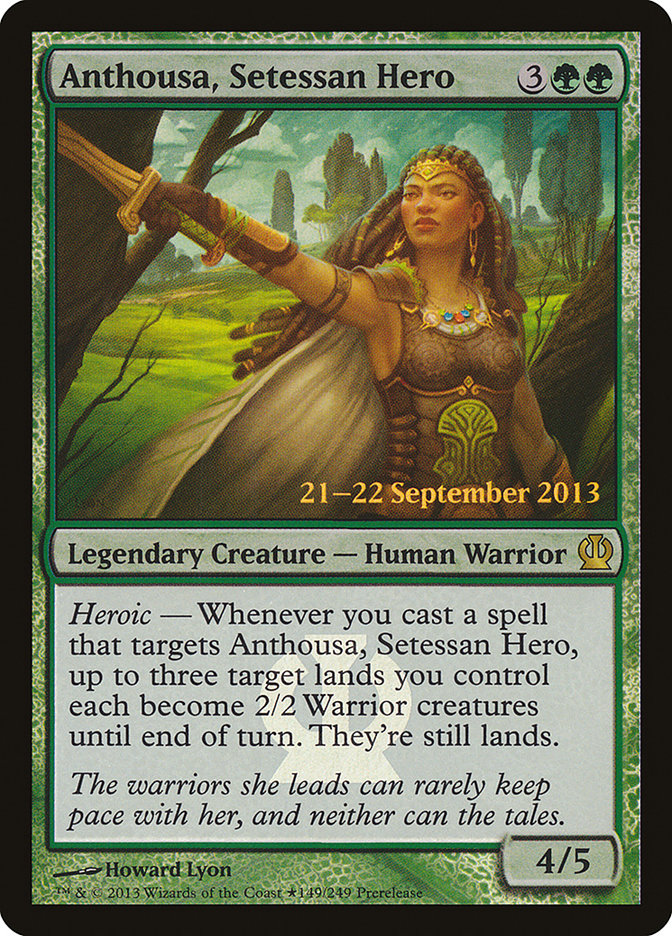 Anthousa, Setessan Hero [Theros Prerelease Promos] | The CG Realm