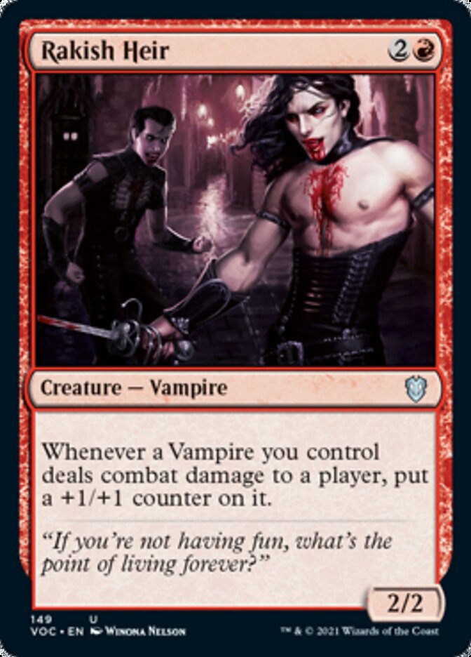 Rakish Heir [Innistrad: Crimson Vow Commander] | The CG Realm