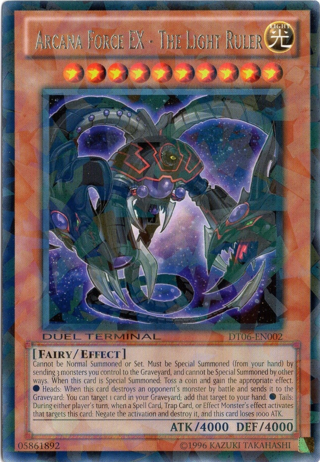 Arcana Force EX - The Light Ruler [DT06-EN002] Common | The CG Realm