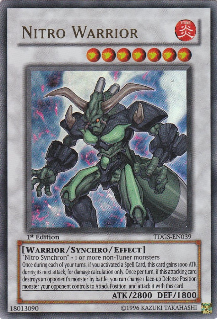 Nitro Warrior [TDGS-EN039] Ultra Rare | The CG Realm