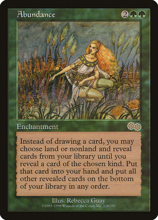 Abundance [Urza's Saga] | The CG Realm