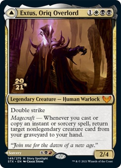 Extus, Oriq Overlord (PRE-149S) - Strixhaven: School of Mages Promos Foil