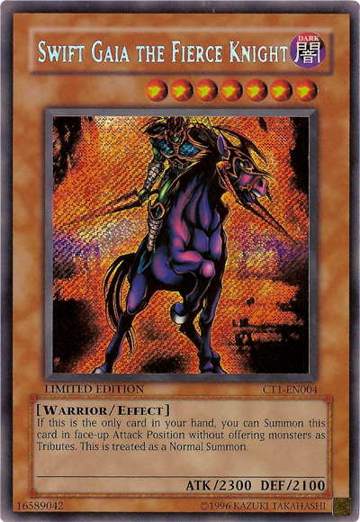 Swift Gaia the Fierce Knight [CT1-EN004] Secret Rare | The CG Realm