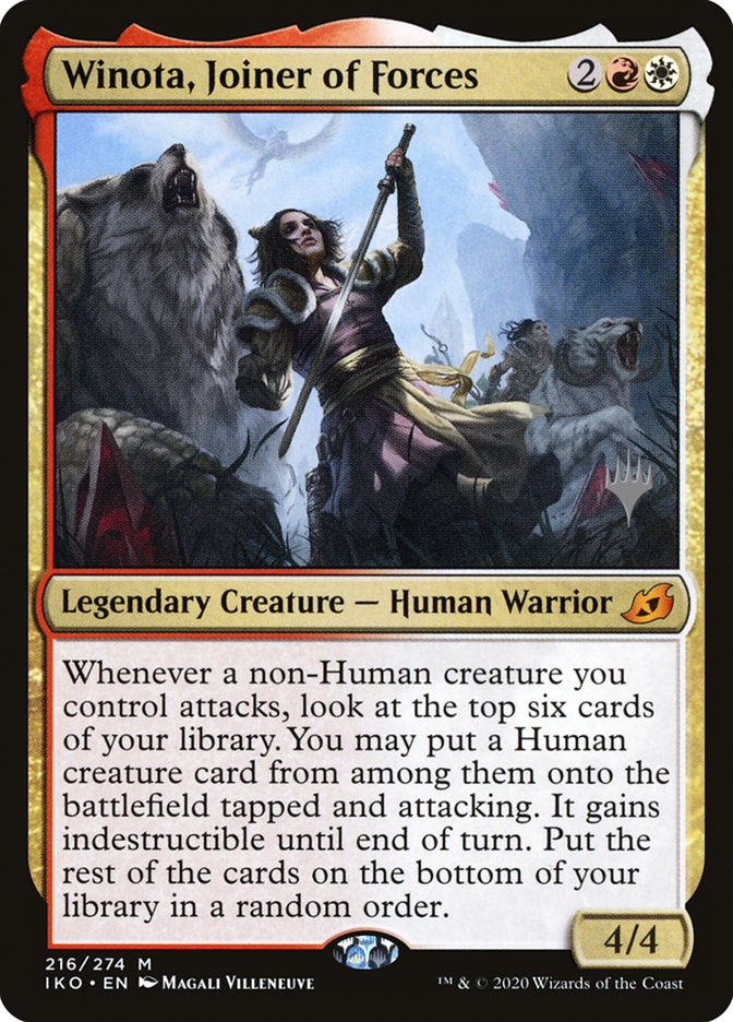 Winota, Joiner of Forces (Promo Pack) [Ikoria: Lair of Behemoths Promos] | The CG Realm