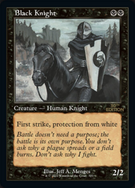 Black Knight (Retro Frame) (30A-391) - 30th Anniversary Edition