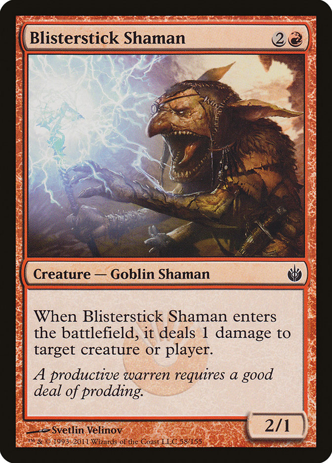 Blisterstick Shaman [Mirrodin Besieged] | The CG Realm