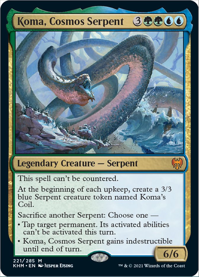 Koma, Cosmos Serpent [Kaldheim] | The CG Realm