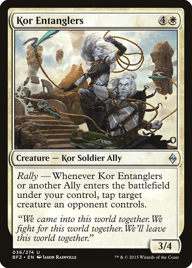 Kor Entanglers [Battle for Zendikar] | The CG Realm