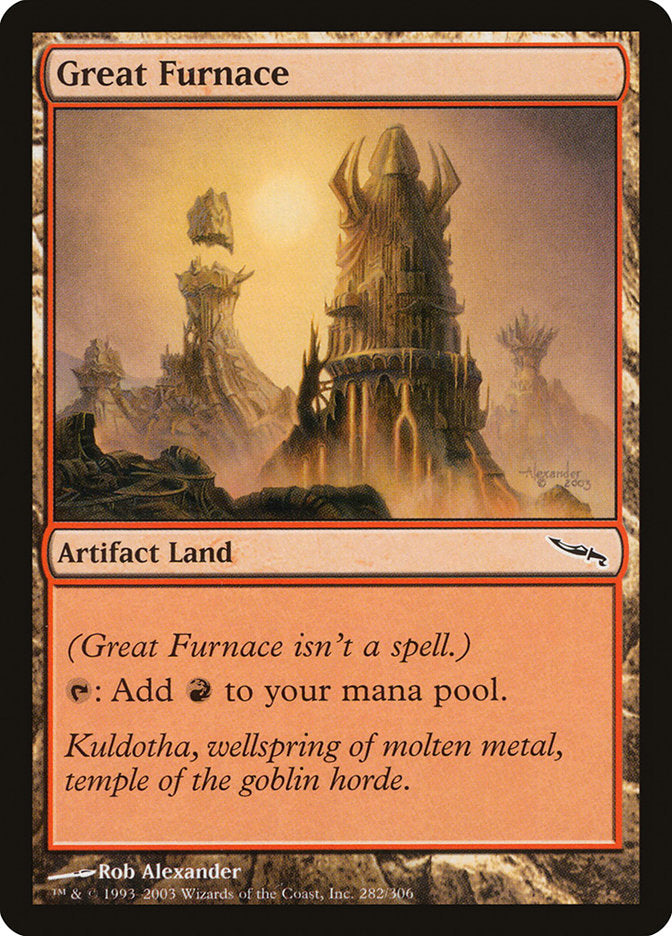 Great Furnace [Mirrodin] | The CG Realm