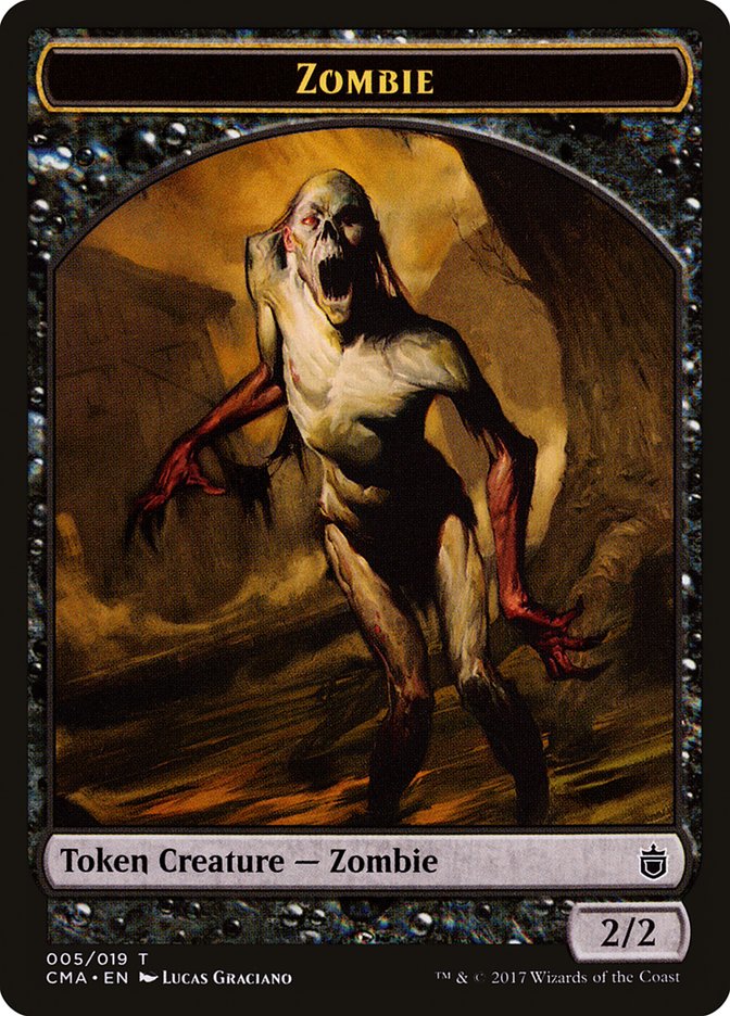 Zombie Token [Commander Anthology Tokens] | The CG Realm
