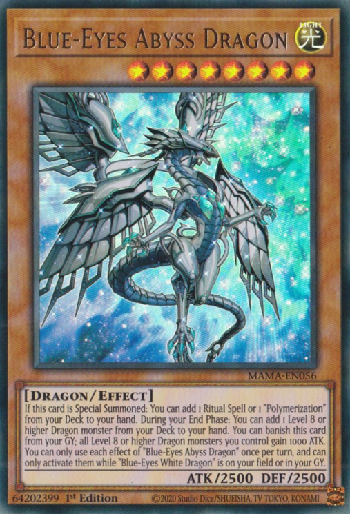 Blue-Eyes Abyss Dragon [MAMA-EN056] Ultra Rare | The CG Realm
