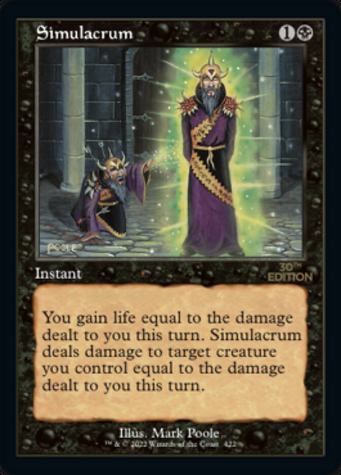 Simulacrum (Retro Frame) (30A-422) - 30th Anniversary Edition