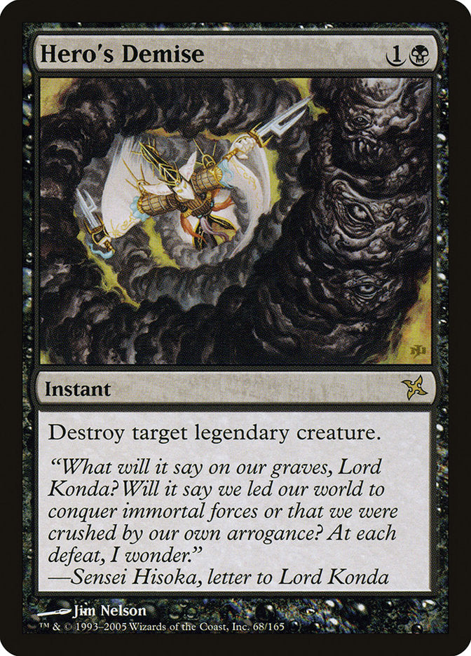 Hero's Demise [Betrayers of Kamigawa] | The CG Realm