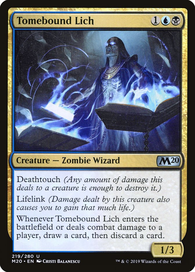 Tomebound Lich [Core Set 2020] | The CG Realm