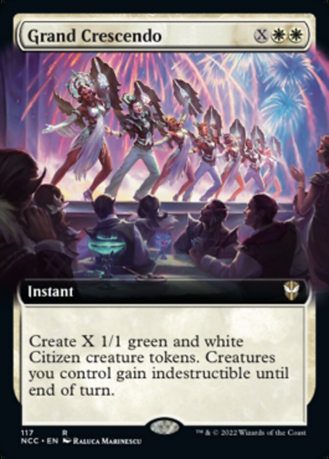 Grand Crescendo (Extended Art) [Streets of New Capenna Commander] | The CG Realm