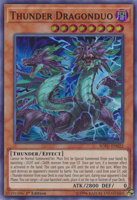 Thunder Dragonduo [SOFU-EN022] Super Rare | The CG Realm