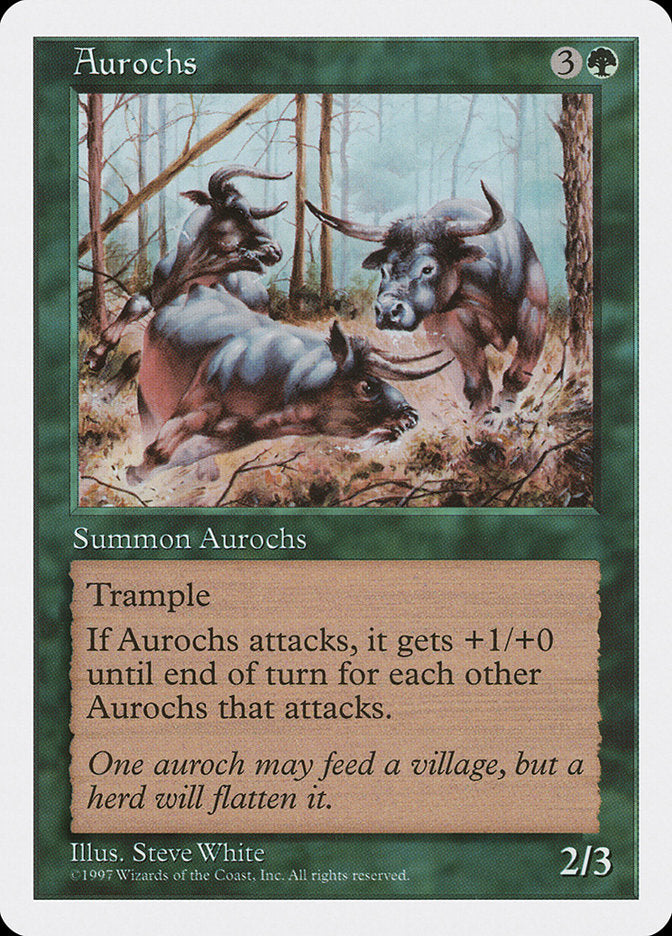 Aurochs [Fifth Edition] | The CG Realm