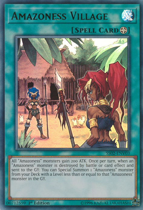 Amazoness Village [SS02-ENV03] Ultra Rare | The CG Realm