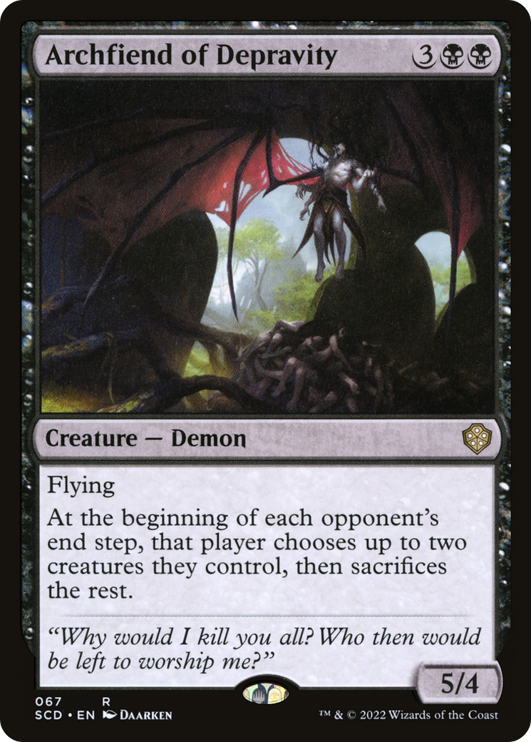 Archfiend of Depravity [Starter Commander Decks] | The CG Realm