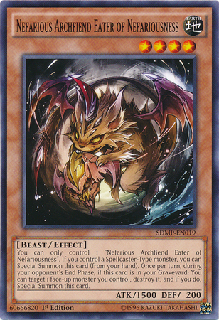 Nefarious Archfiend Eater of Nefariousness [SDMP-EN019] Common | The CG Realm