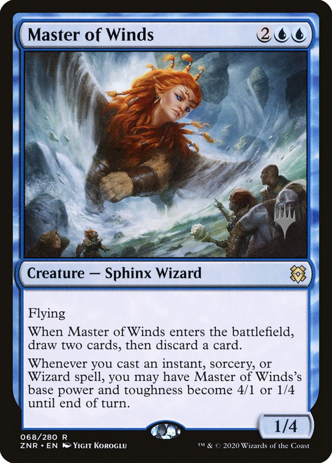 Master of Winds (Promo Pack) [Zendikar Rising Promos] | The CG Realm