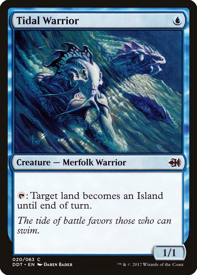 Tidal Warrior [Duel Decks: Merfolk vs. Goblins] | The CG Realm