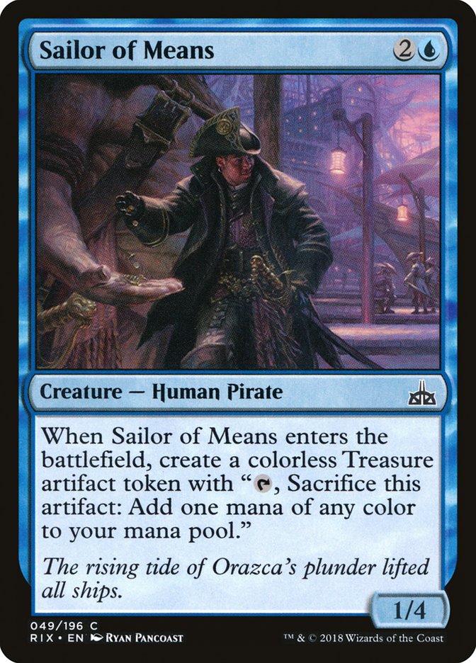 Sailor of Means [Rivals of Ixalan] | The CG Realm