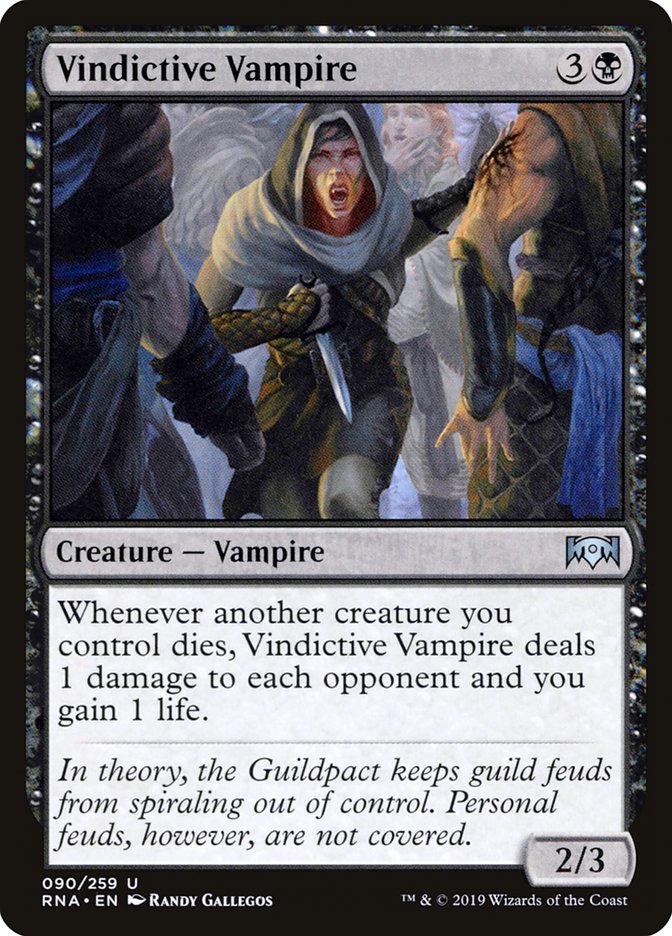 Vindictive Vampire [Ravnica Allegiance] | The CG Realm