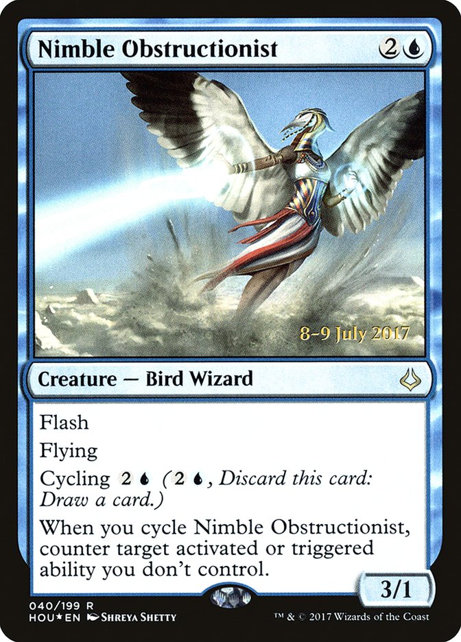 Nimble Obstructionist [Hour of Devastation Prerelease Promos] | The CG Realm