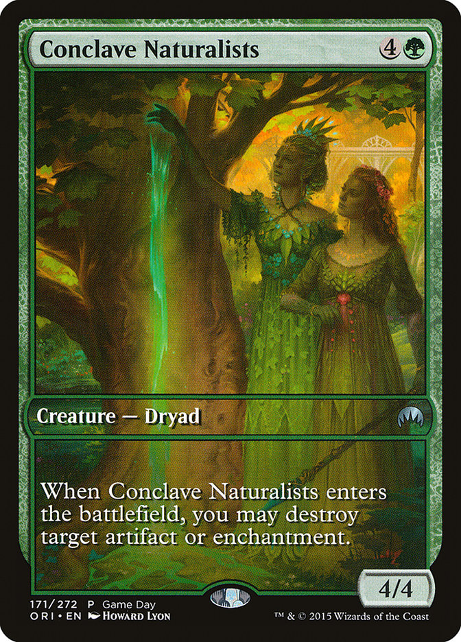Conclave Naturalists (Game Day) [Magic Origins Promos] | The CG Realm