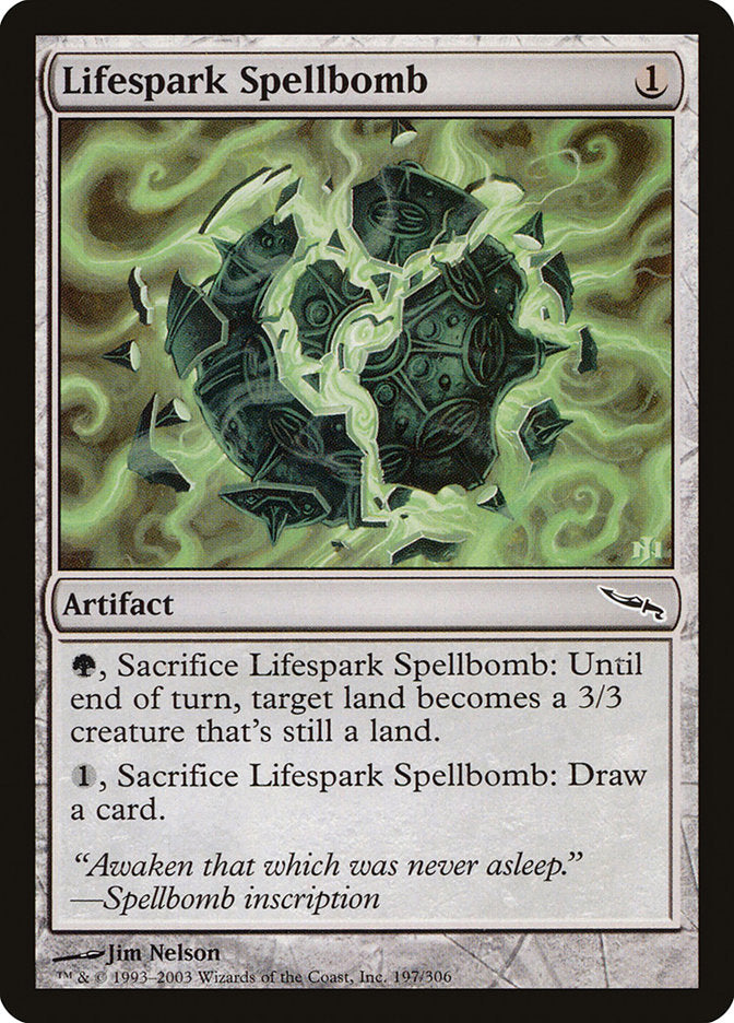 Lifespark Spellbomb [Mirrodin] | The CG Realm