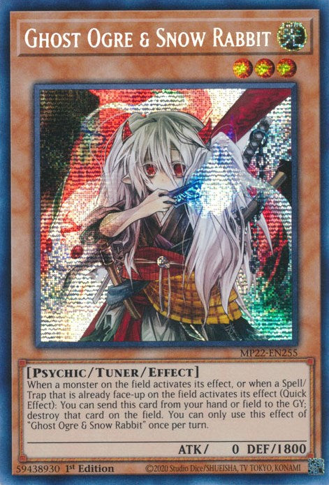 Ghost Ogre & Snow Rabbit [MP22-EN255] Prismatic Secret Rare | The CG Realm