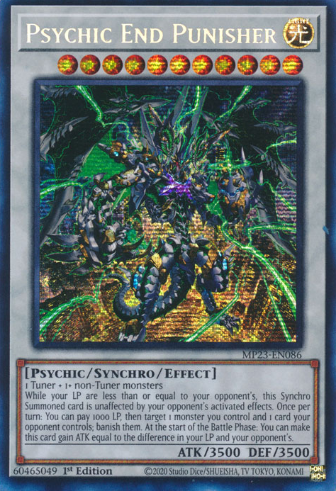 Psychic End Punisher [MP23-EN086] Prismatic Secret Rare | The CG Realm